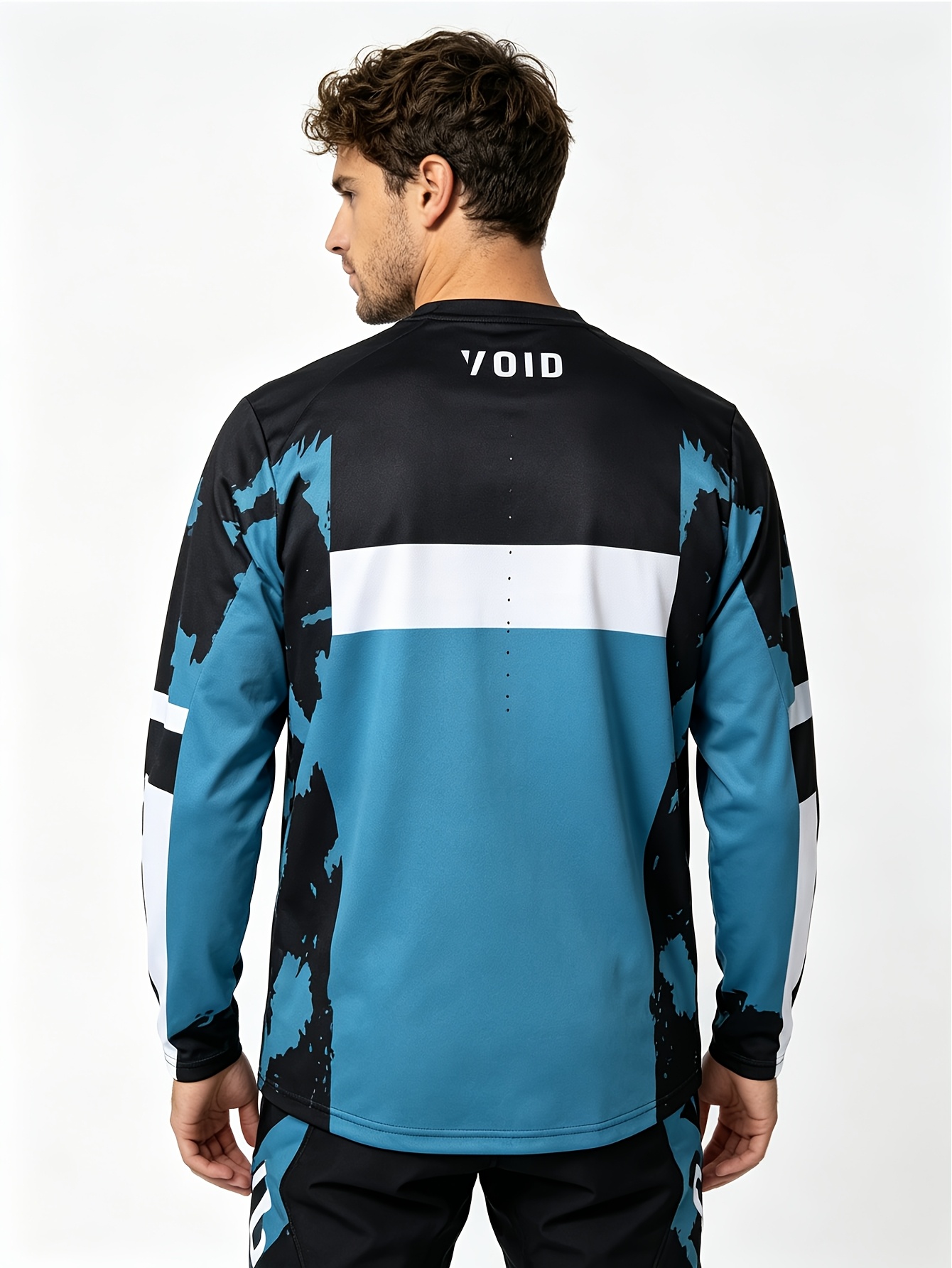 가족용 매칭 긴소매 MTB 모토크로스 저지, 프린트된  - Mountain Biking Shirts 리뷰 및 가격