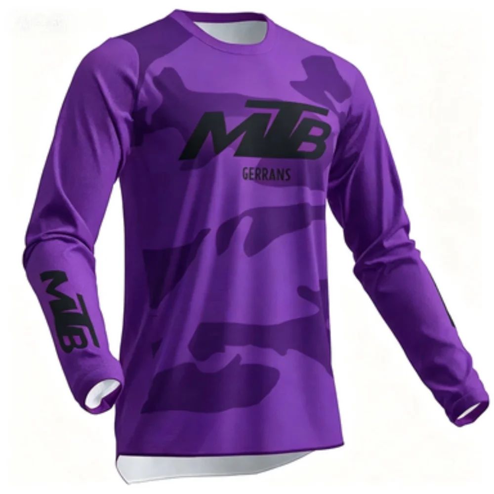 가족용 매칭 긴소매 MTB 사이클링 저지, 네온 카모  - Mountain Biking Shirts 리뷰 및 가격