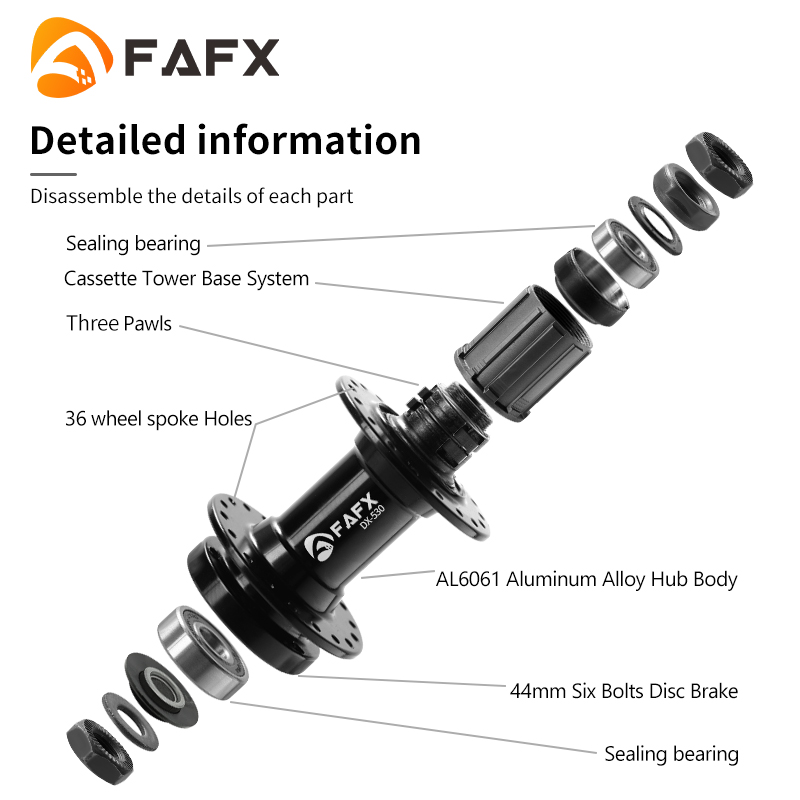 FAFX MTB 자전거 32/36 홀 씰링 베어링 허브 - Cassette 11 Speed 리뷰 및 가격